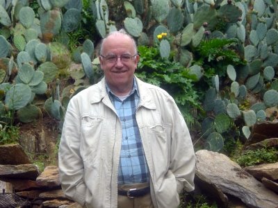 Keith among the prickly pears